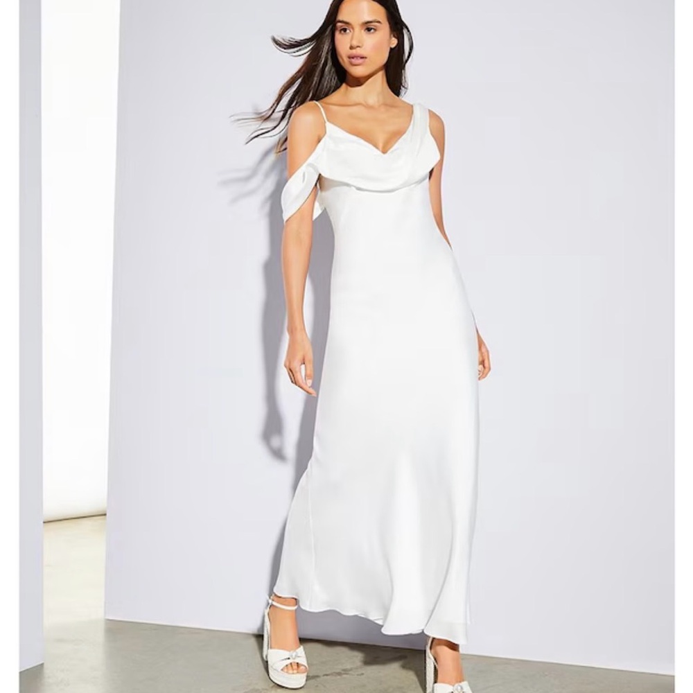 Gianni Bini White Maxi Dress